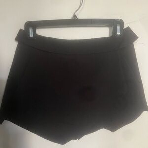 Black High-Waisted Shorts